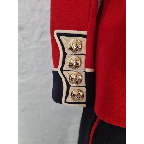 67A - A British Army Grenadier Guards full dress uniform with mannequin