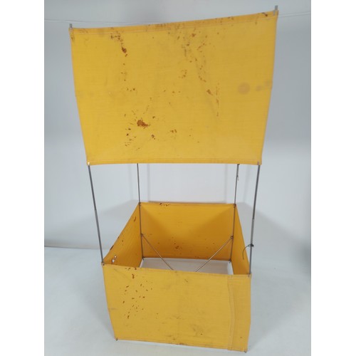 58 - A WWII RAF/USAAF M-357-A dinghy kite with original case - kite approx. 93cm high x 43cm square