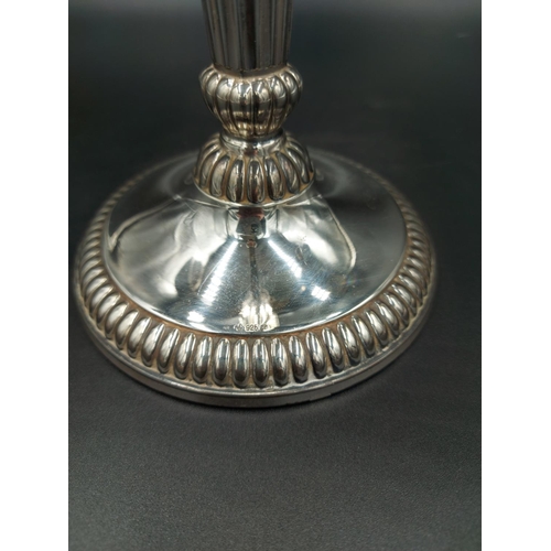 165 - A 925 silver five branch candelabra - approx. 26.5cm high