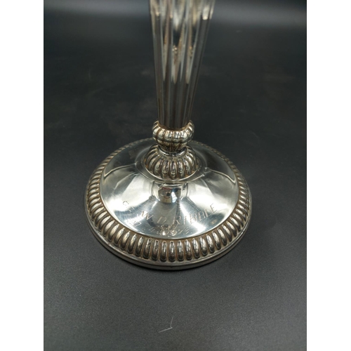 165 - A 925 silver five branch candelabra - approx. 26.5cm high