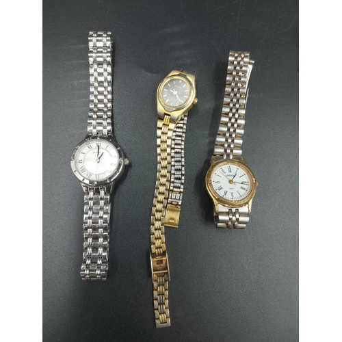 176 - Twelve modern and vintage ladies wristwatches to include four Sekonda, four Limit, one Accurist etc.