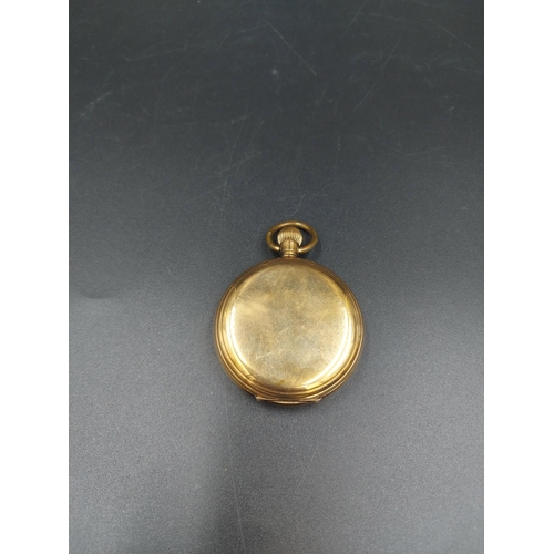 180 - A Thomas Russell & Son of Liverpool gold plated full hunter pocket watch