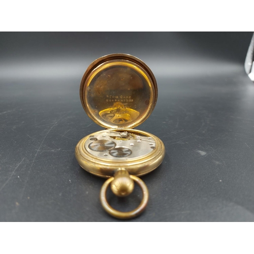 180 - A Thomas Russell & Son of Liverpool gold plated full hunter pocket watch