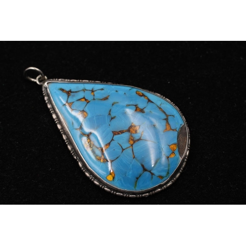 128 - Six 925 sterling silver pendants to include Navajo, Lapis, Statement etc. - approx. gross combined w... 