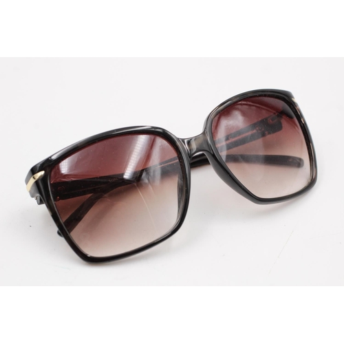 358 - A pair of Dolce & Gabbana oversize statement fashion sunglasses with case