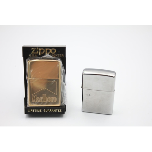 347 - Two Zippo cigarette lighters