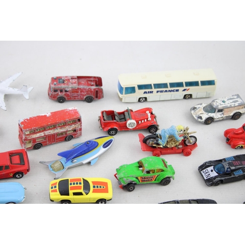 549 - Sixty assorted vintage diecast model vehicles to include Matchbox, Corgi etc.