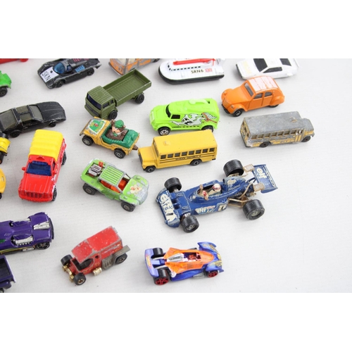 549 - Sixty assorted vintage diecast model vehicles to include Matchbox, Corgi etc.