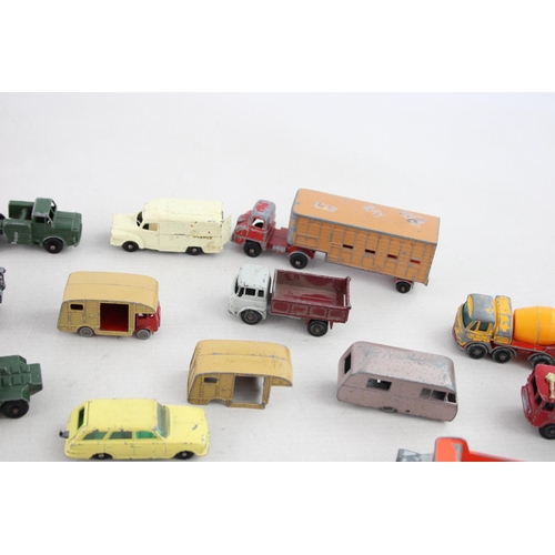 548 - A collection of assorted vintage Lesney diecast models to include Foden concrete truck - no. 21