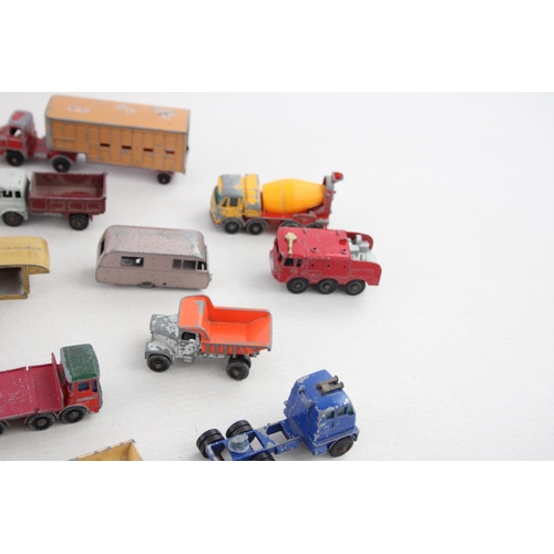 548 - A collection of assorted vintage Lesney diecast models to include Foden concrete truck - no. 21