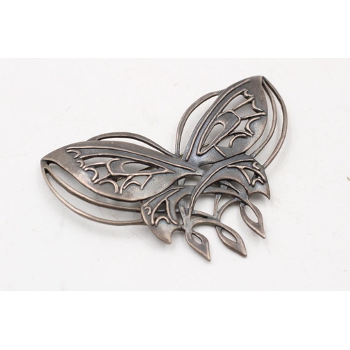 147 - A NLP TNC 925 silver butterfly brooch - approx. gross weight 36 grams