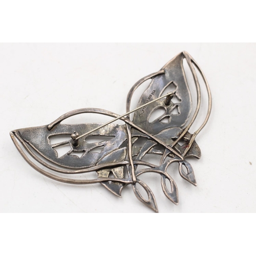 147 - A NLP TNC 925 silver butterfly brooch - approx. gross weight 36 grams