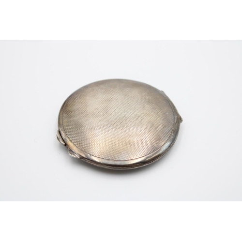 150 - A hallmarked Birmingham silver ladies vanity compact by S. Blanckensee & Son Ltd, dated 1933 - appro... 