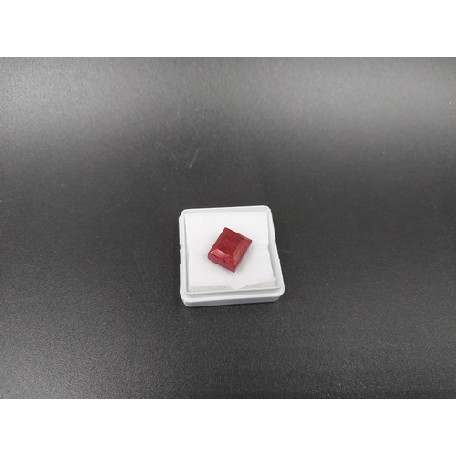 300 - A GLI certified 11.60ct natural ruby colour enhanced gemstone