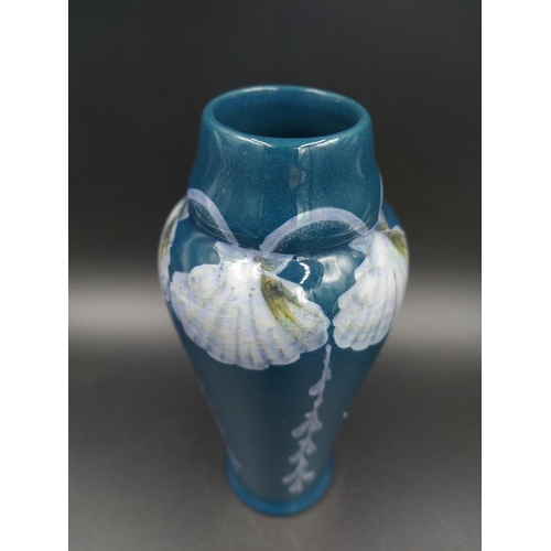 368 - An Art Nouveau William Bennett of Hanley Vana Ware vase, circa 1910 - approx. 18cm high