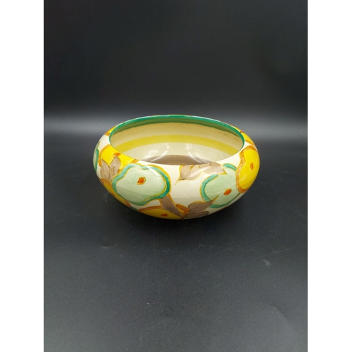 378 - An Art Deco Clarice Cliff Fantasque Bizarre bowl - approx. 15cm diameter x 8cm high