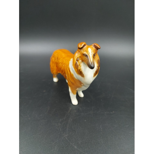 398 - Two Beswick dog figurines, one Rough Collie and one Labrador