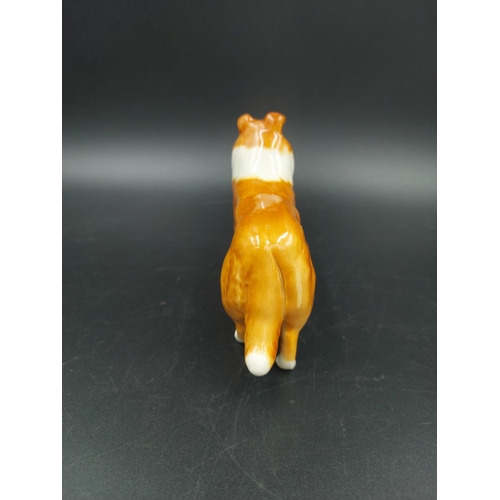 398 - Two Beswick dog figurines, one Rough Collie and one Labrador