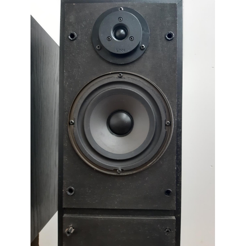 1001 - A pair of early 1990s Linn Index II two way hi-fi speakers (serial numbers 020239 and 020240) on KuS... 