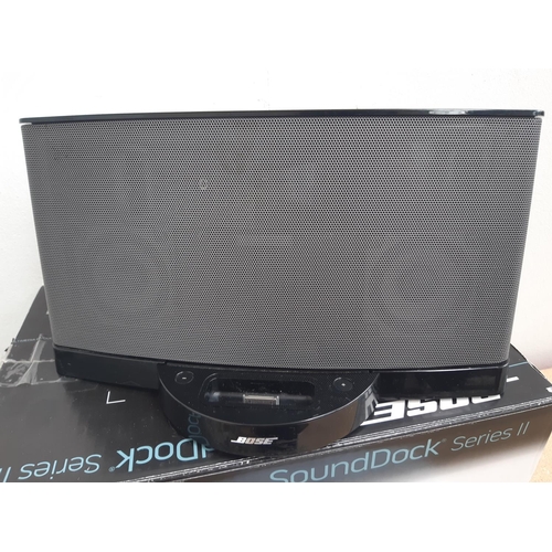 1005 - A boxed Bose SoundDock Series II digital music system with remote control, power cables and instruct... 