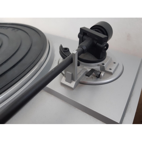 1041 - Two vintage Sharp turntables, one RP-23E two speed and one RP-30H two speed direct drive  - both mad... 