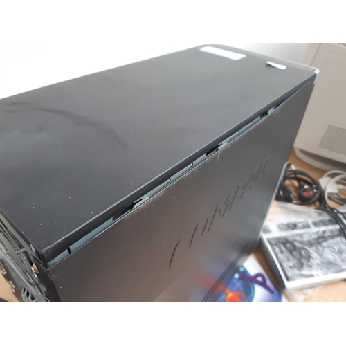 1075 - A box containing Compaq Presario PC, HP 14