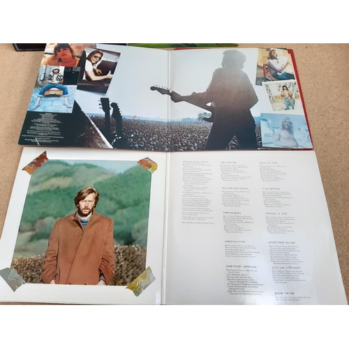 1119 - Five Eric Clapton LP vinyl records, '461 Ocean Boulevard', 'Backless', 'Behind the Sun', 'No Reason ... 