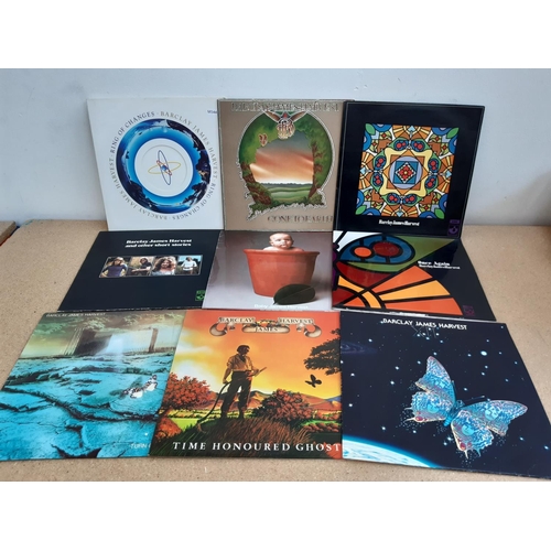 1121 - Eleven Barclay James Harvest LP vinyl records, 'Ring of Changes', 'Everyone is Everybody Else', 'Oct... 