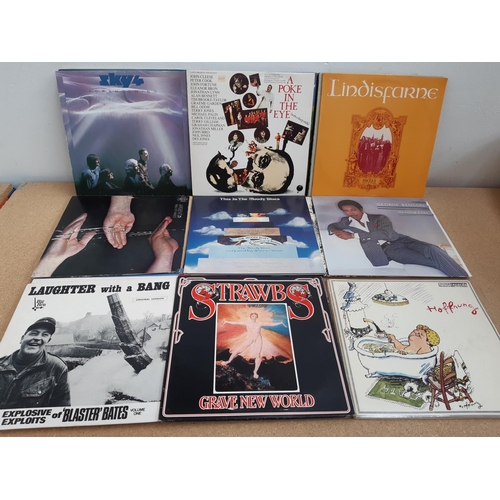 1123 - A collection of approx. twenty eight LP vinyl records to include Jean Michel Jarre, Kitaro, John Hol... 