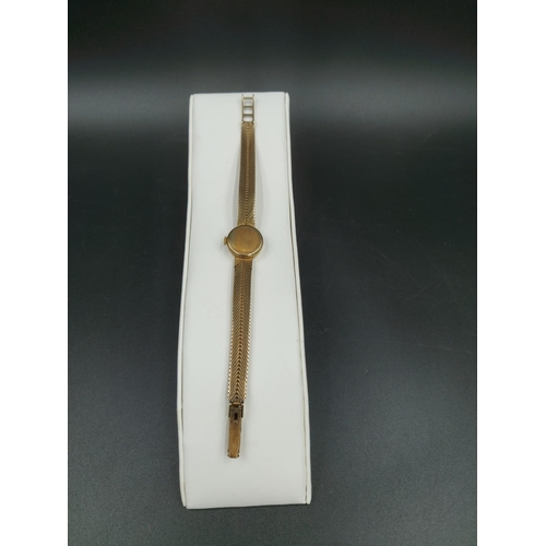 216D - A Certina Swiss made 9ct gold ladies cocktail watch - approx. gross weight with movement 20.6 grams