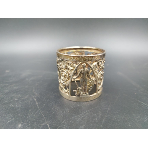 263 - A Victorian hallmarked Birmingham silver napkin ring, dated 1863 - approx. gross weight 32 grams