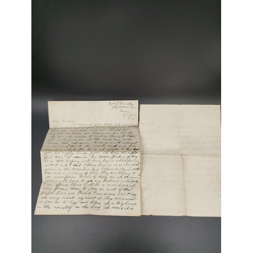 323 - A large collection of WWI letters, silk postcards and photographs all acquired from the same house c... 