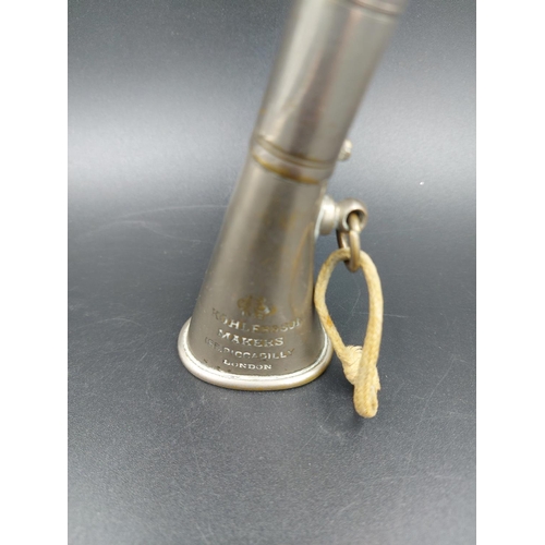 334 - A 19th century Kohler & Son of London hunting bugle/horn