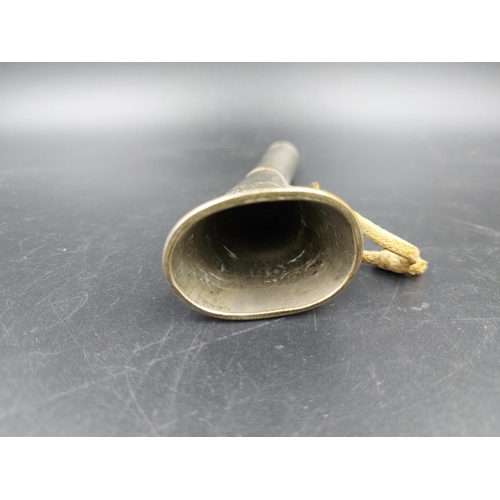 334 - A 19th century Kohler & Son of London hunting bugle/horn