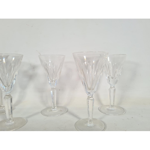 411 - Six Waterford Crystal 14cm port glasses