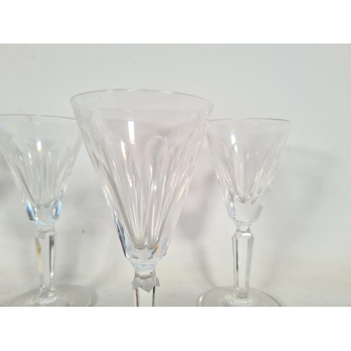 411 - Six Waterford Crystal 14cm port glasses