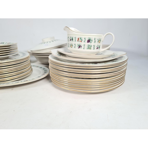 418 - Approx. sixty two pieces of Royal Doulton 'Tapestry' dinnerware comprising six coffee cups, six soup... 