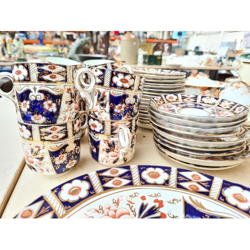 428 - A large collection of antique china to include a late Victorian twenty six piece Aynsley tea set com... 