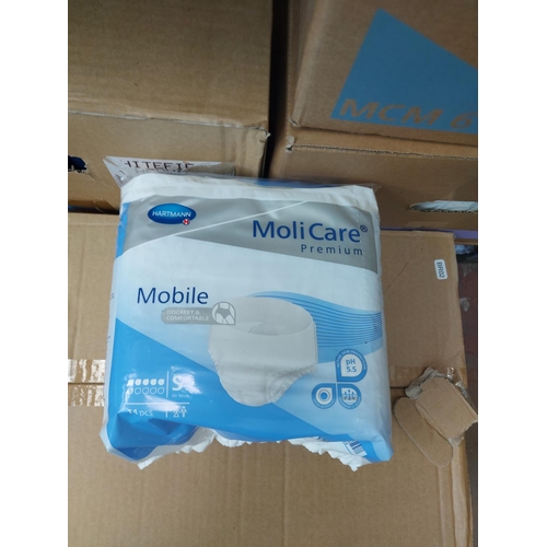 1262 - Three boxes of Hartmann Molicare Premium incontinence pants and one box of incontinence pads