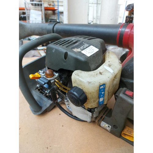 1275 - Two petrol power tools for spares and repair, one black and red Homelite HBV-30A leaf blower and one... 