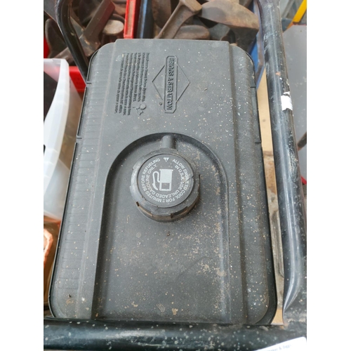 1331 - A black and red Briggs & Stratton Industrial Plus 3½ horse power petrol water pump with LG model no.... 