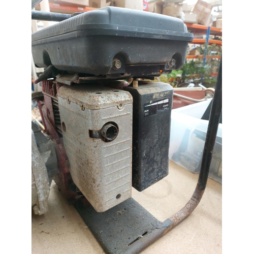 1331 - A black and red Briggs & Stratton Industrial Plus 3½ horse power petrol water pump with LG model no.... 