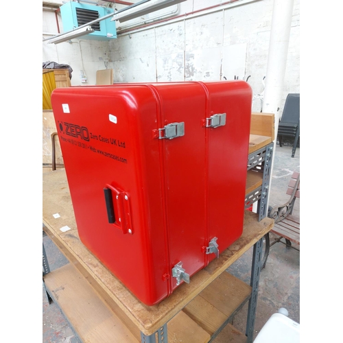 1351 - A red Zero metal storage case