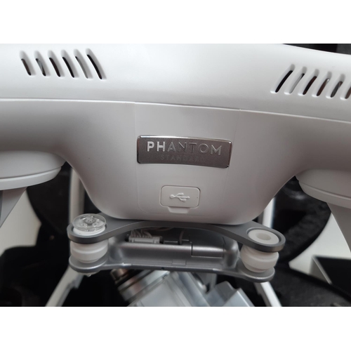 1085 - An official hardcased DJI Phantom 3 professional drone with 4K camera, radio gear and accessories