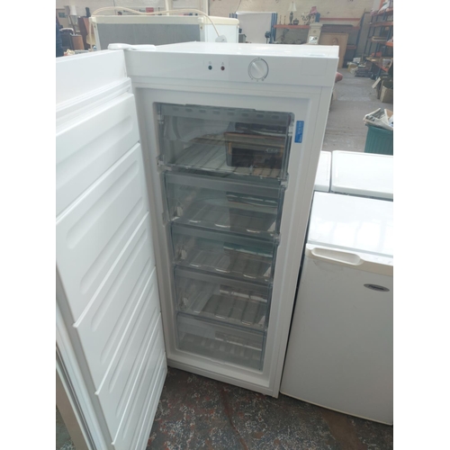 1181 - An Indesit R600A66GR 140cm upright freezer