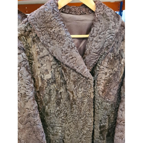 516 - Four ladies fur and faux fur coats