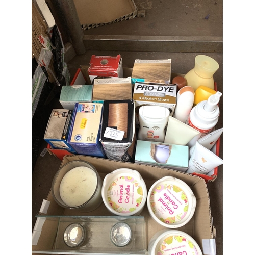 1516 - Four boxes containing cosmetics and make-up