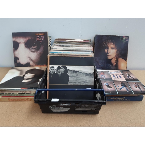 1096 - A box containing LP vinyl records and vinyl box sets to include Golden Greats of The 50s and 60s, Eu... 