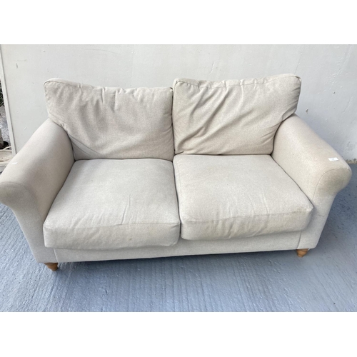 795 - A Next grey upholstered two seater sofa