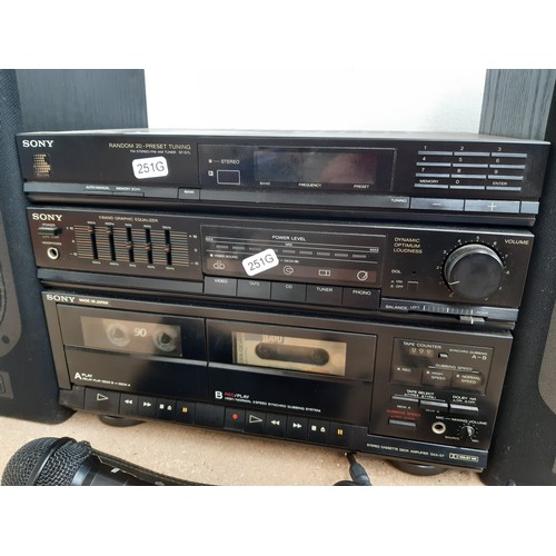 Amplificateur Sony DXA-H3750 Avec Platine Cassette – Pour Pièces – Non Fonctionnel
